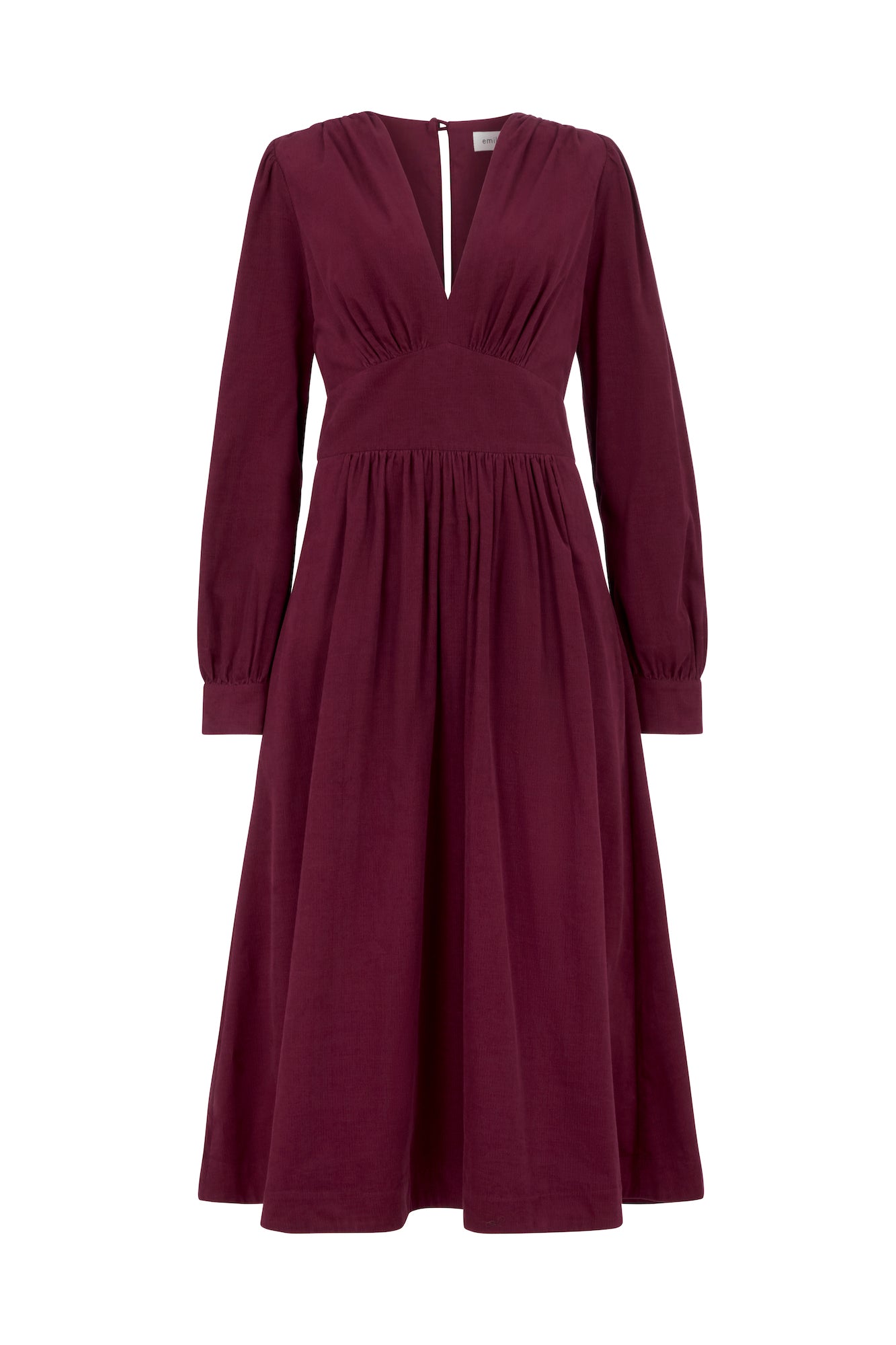 Image of Amara Needlecord Boysenberry Dress Autumn/Winter 2024 - Dress