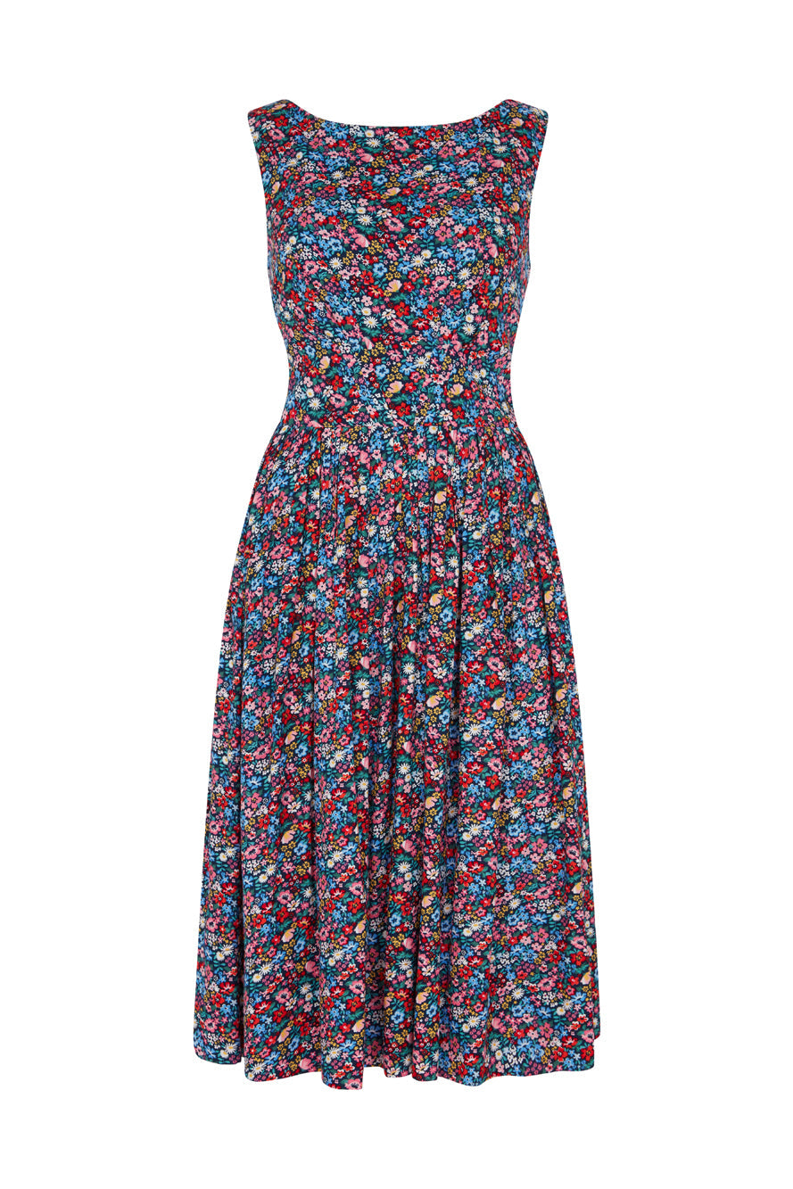 Image of ABIGAIL SUMMER GARDEN FLORAL DRESS - NON RETURNABLE SAMPLE SAMPLE SALE - Dress