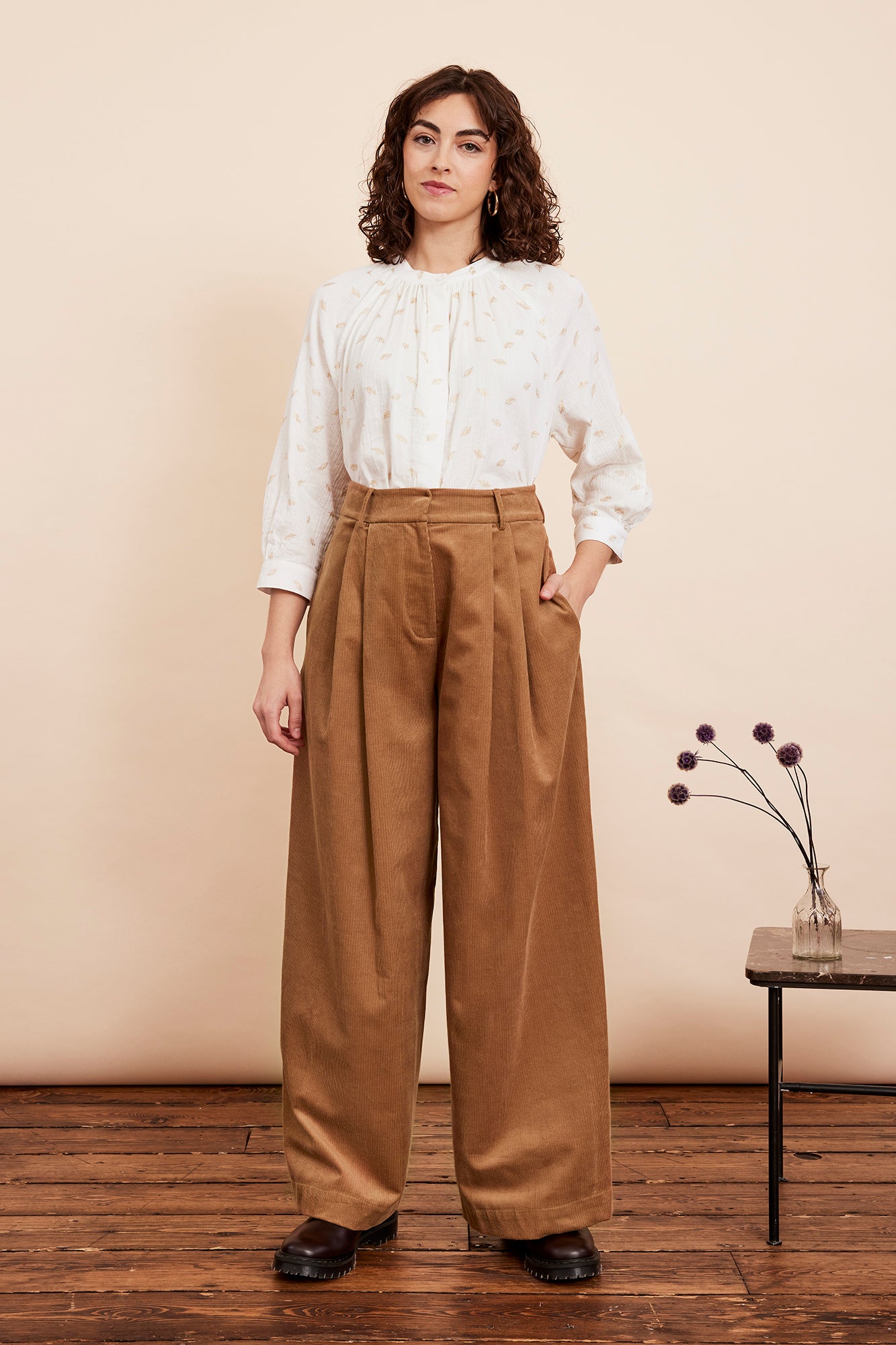 Image of Mabel Needlecord Biscuit Trouser Autumn/Winter 2024 - Trouser