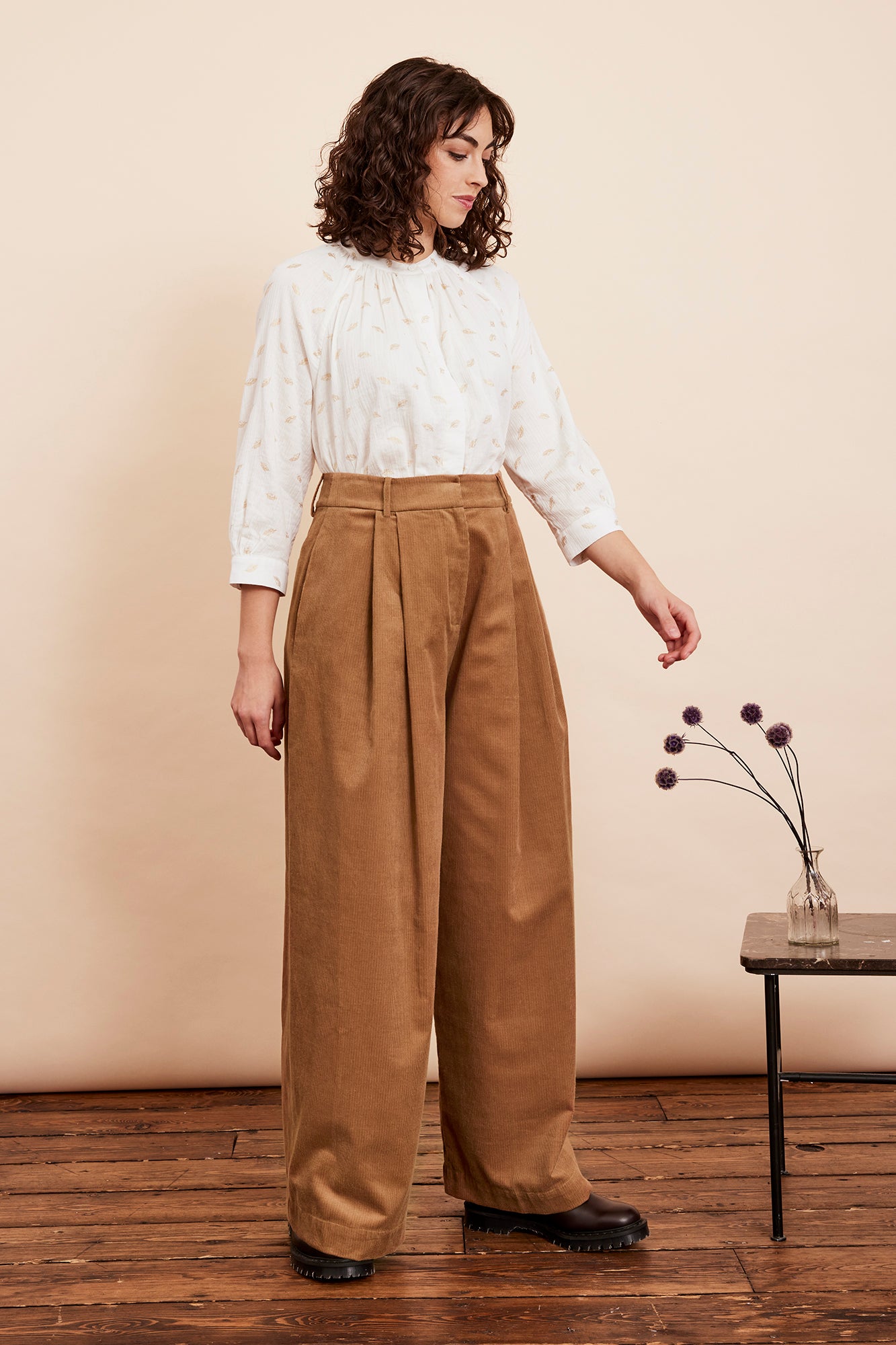 Image of Mabel Needlecord Biscuit Trouser Autumn/Winter 2024 - Trouser