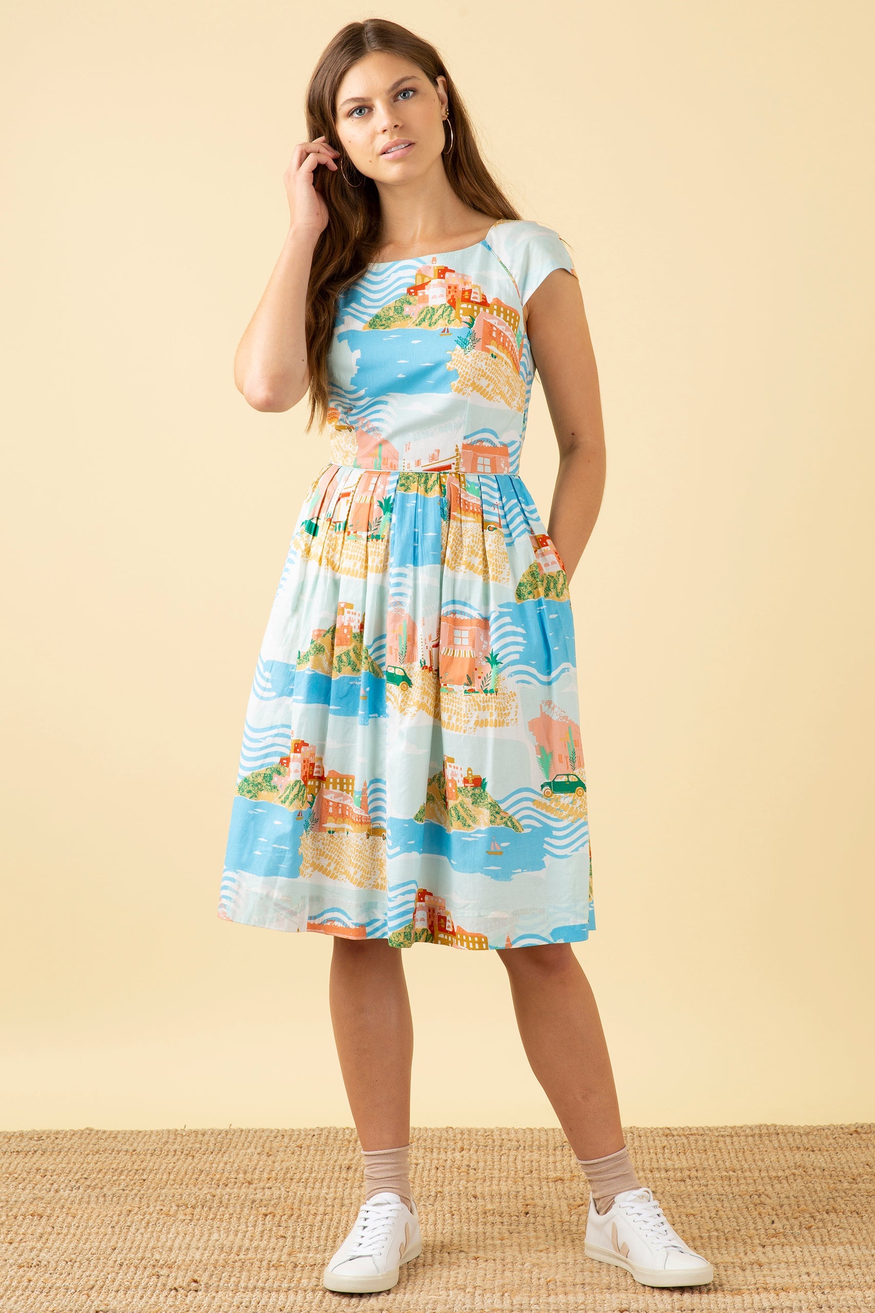 Image of CLAUDIA SORRENTO SUMMER DRESS - NON RETURNABLE SAMPLE SAMPLE SALE - Dress