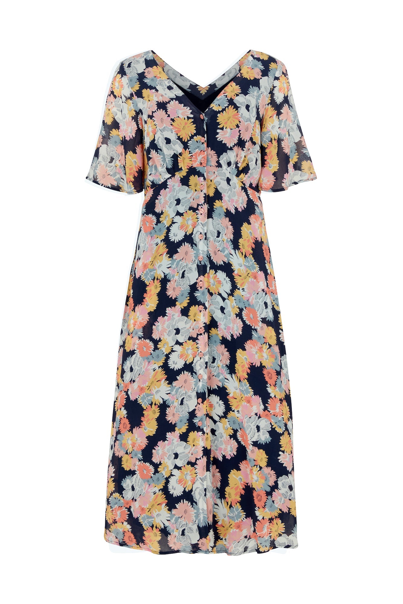 ワンピース Emily and Fin cotton dress UK Size 10 EMILY AND FIN Blue Sleeveless Cotton Summer Dress UK 10 EU