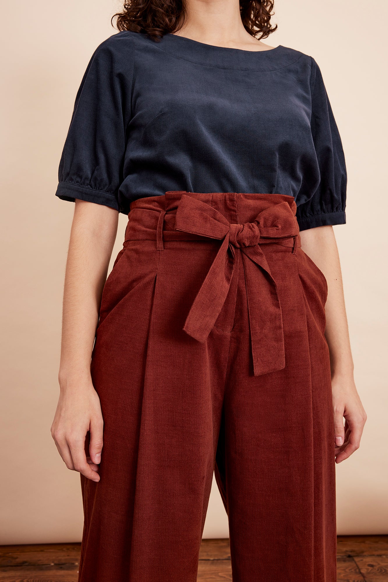 Image of Gilda Needlecord Conker Trouser Autumn/Winter 2024 - Trouser