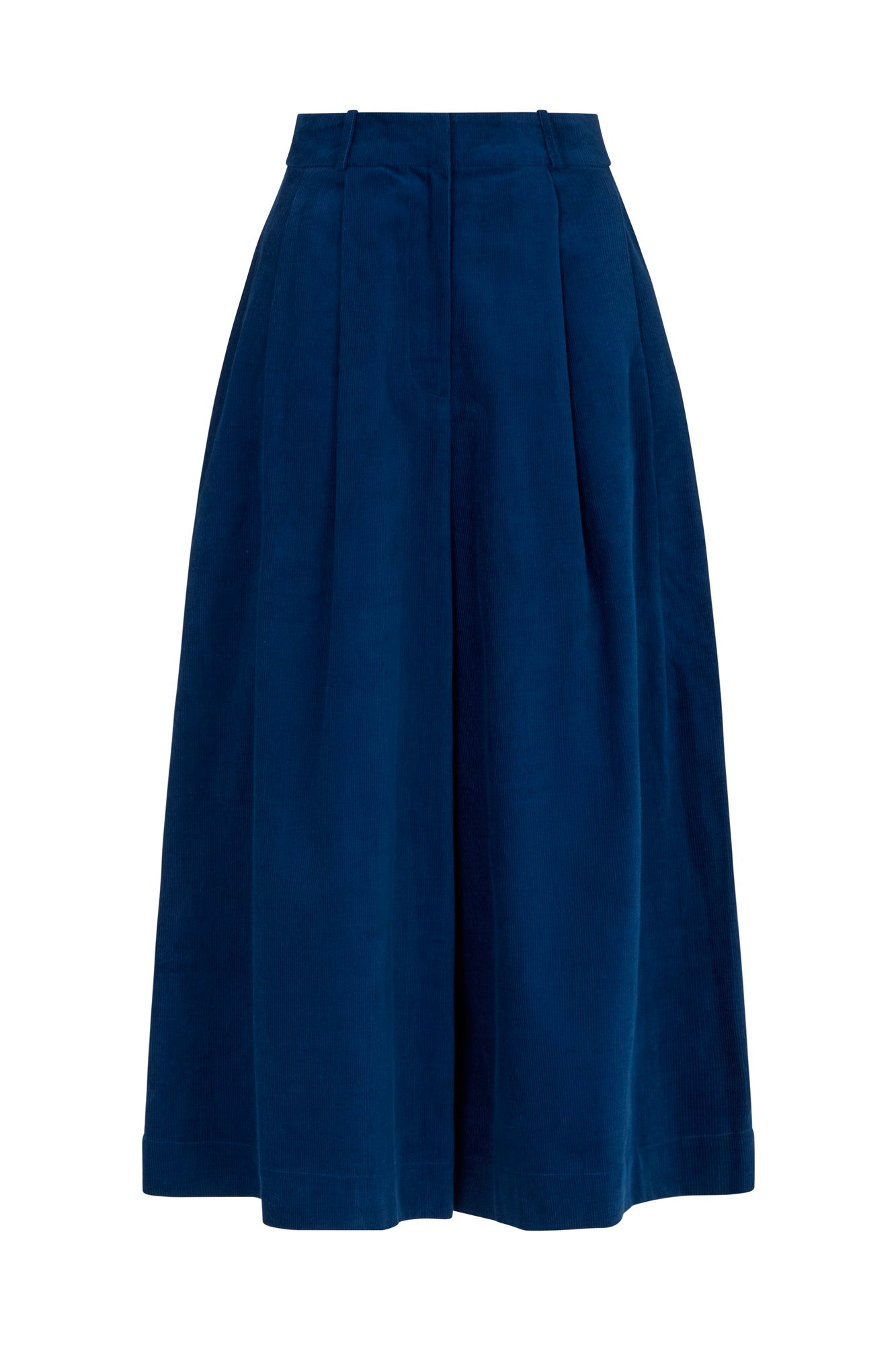 Image of Lori Needlecord Sapphire Blue Culotte Autumn/Winter 2024 - Trouser