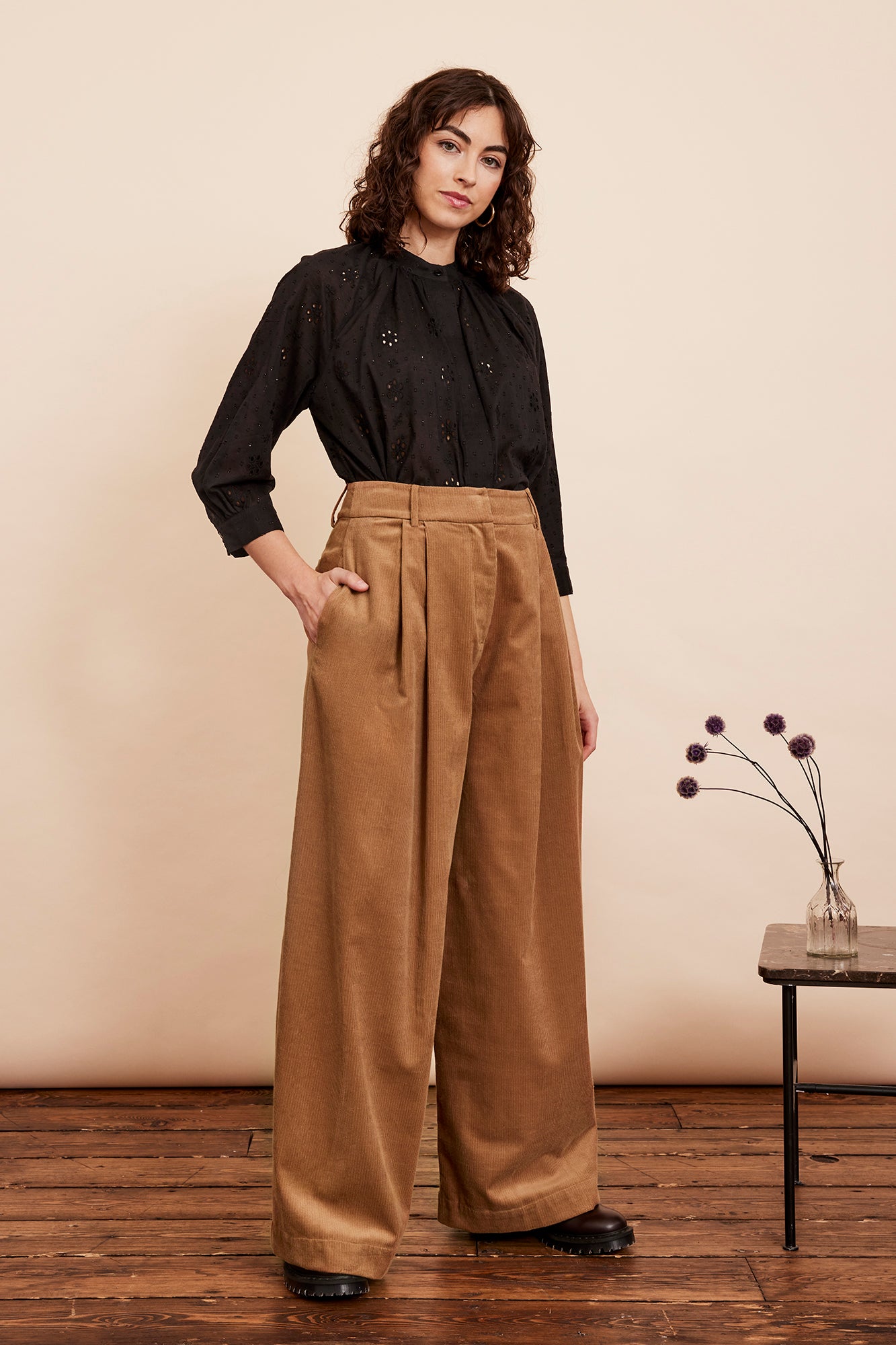 Image of Mabel Needlecord Biscuit Trouser Autumn/Winter 2024 - Trouser