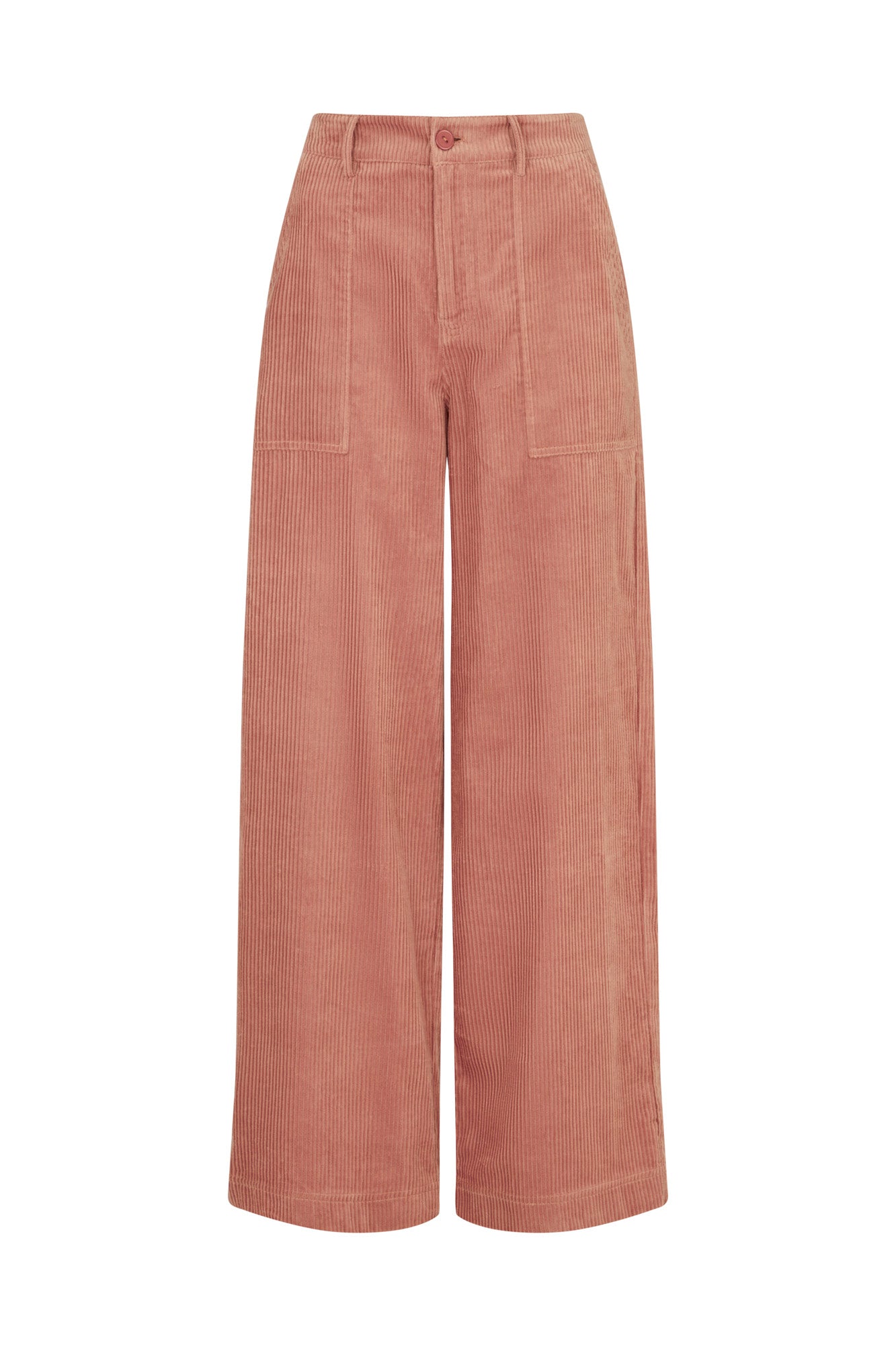 Image of Nora Chunky Cord Dusty Pink Trouser Autumn/Winter 2024 - Trouser