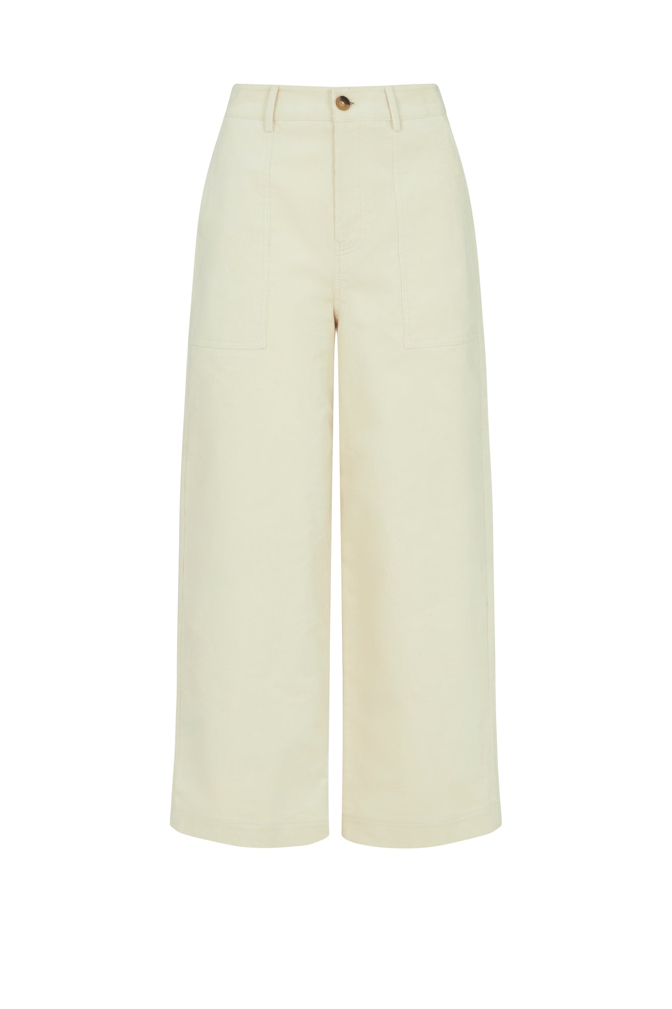 Image of Nora Needlecord Vanilla Trouser Cropped Autumn/Winter 2024 - Trouser