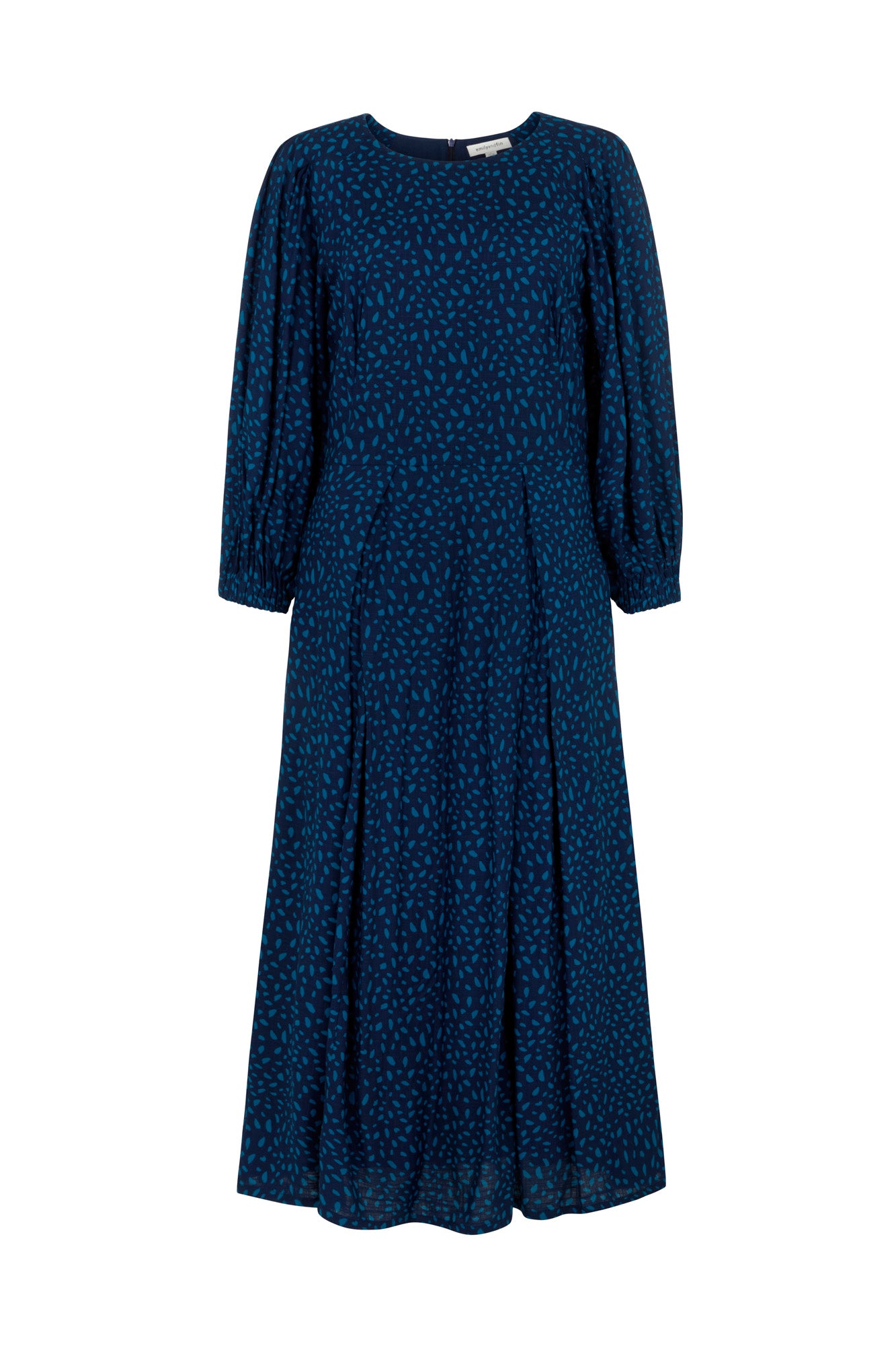 Image of SABLE MIDNIGHT BLUE TERRAZZO DRESS - NON RETURNABLE SAMPLE ARCHIVE SS - Dress