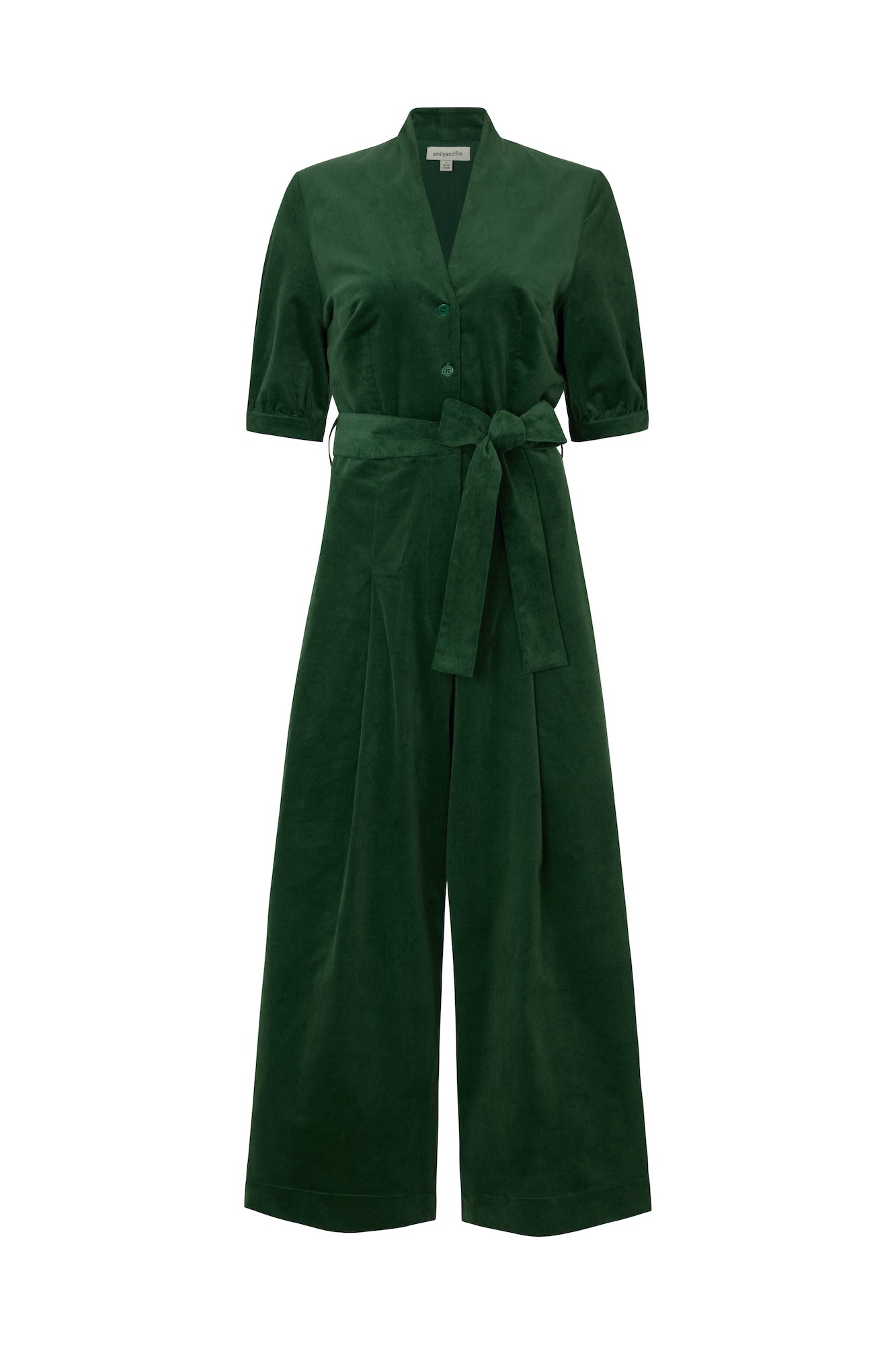 Image of Stella Needlecord Forest Green Jumpsuit Autumn/Winter 2024 - Jumpsuit