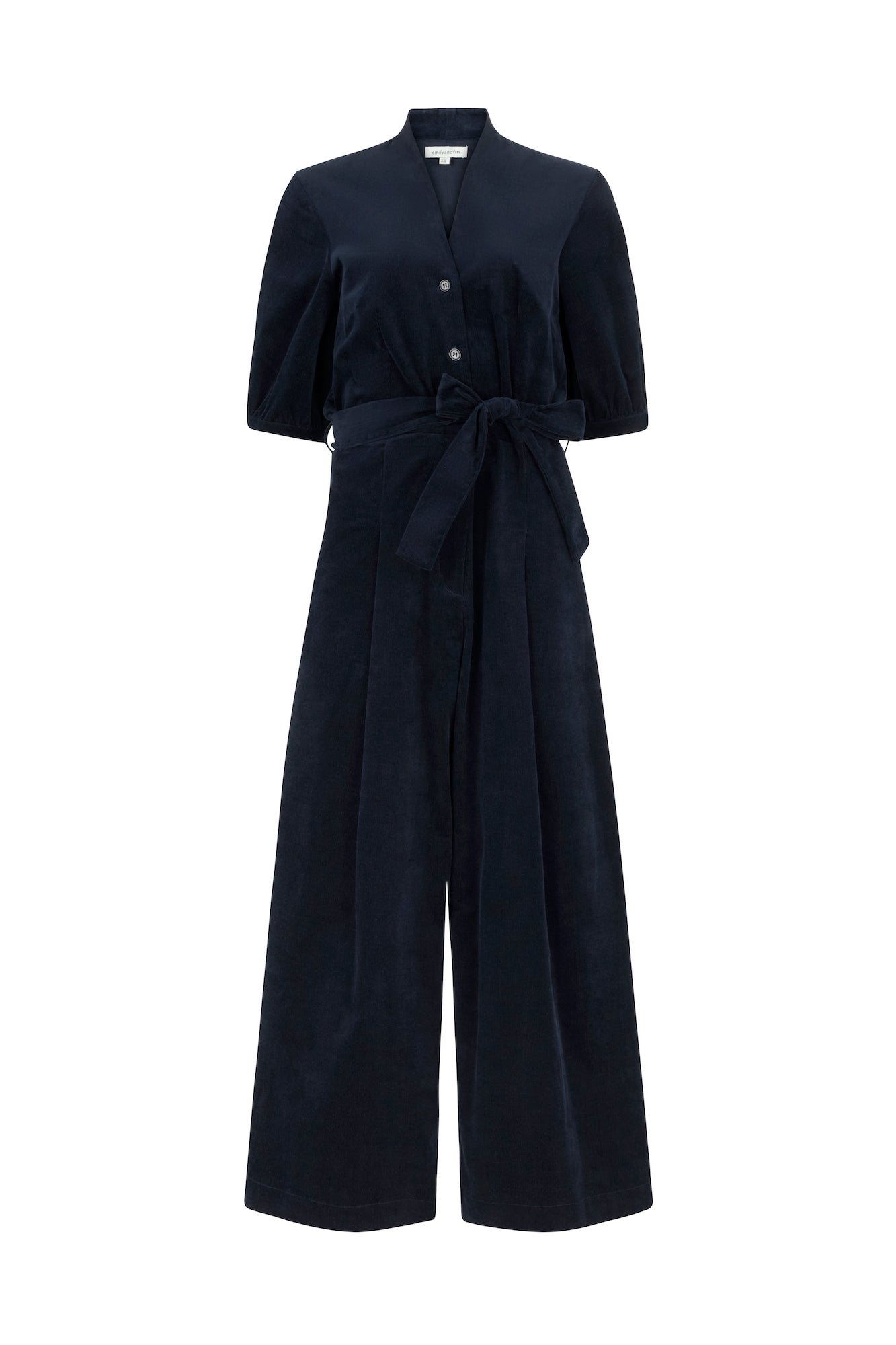 Image of Stella Needlecord Navy Black Jumpsuit Long Autumn/Winter 2024 - Jumpsuit