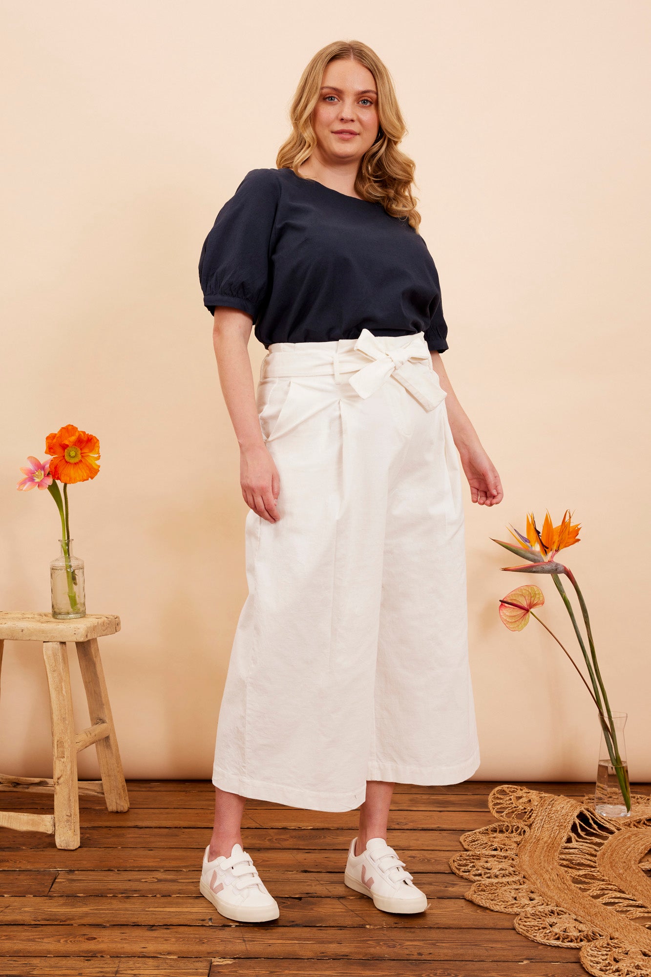 Image of Gilda Chalk Needlecord Trouser Carryover - Trouser