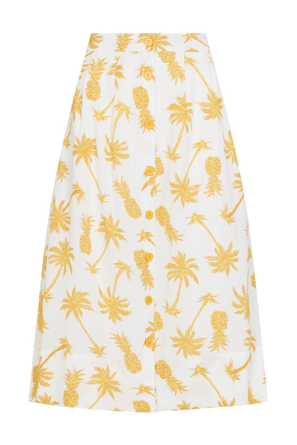 Image of BRIANNA PALM PINEAPPLE SKIRT - NON RETURNABLE SAMPLE SAMPLE SALE - Skirt