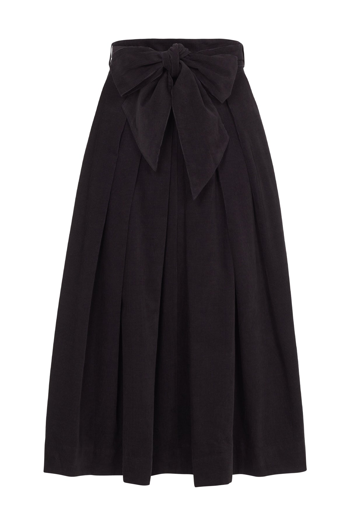 Image of Jemima Needlecord Onyx Black Skirt Autumn/Winter 2023 - Skirt